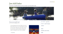 Desktop Screenshot of justaddfather.com